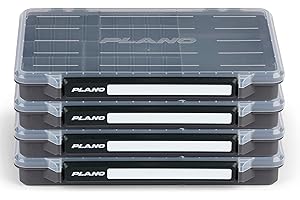 Plano Stowaway® Tackle Box, 3700 50/50 Split 4-Pack