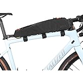 abamita Bike Top Tube Bag Bicycle Front Frame Bag 2.1L with Dual Side Mesh Pockets for MTB Road Bike Cycling Commuting and Outdoor Adventures