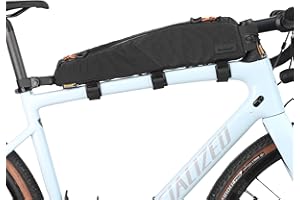 abamita Bike Top Tube Bag Bicycle Front Frame Bag Waterproof Bike Bag 2.1L with Dual Side Mesh Pockets for MTB Road Bike Cycling Commuting and Outdoor Adventures