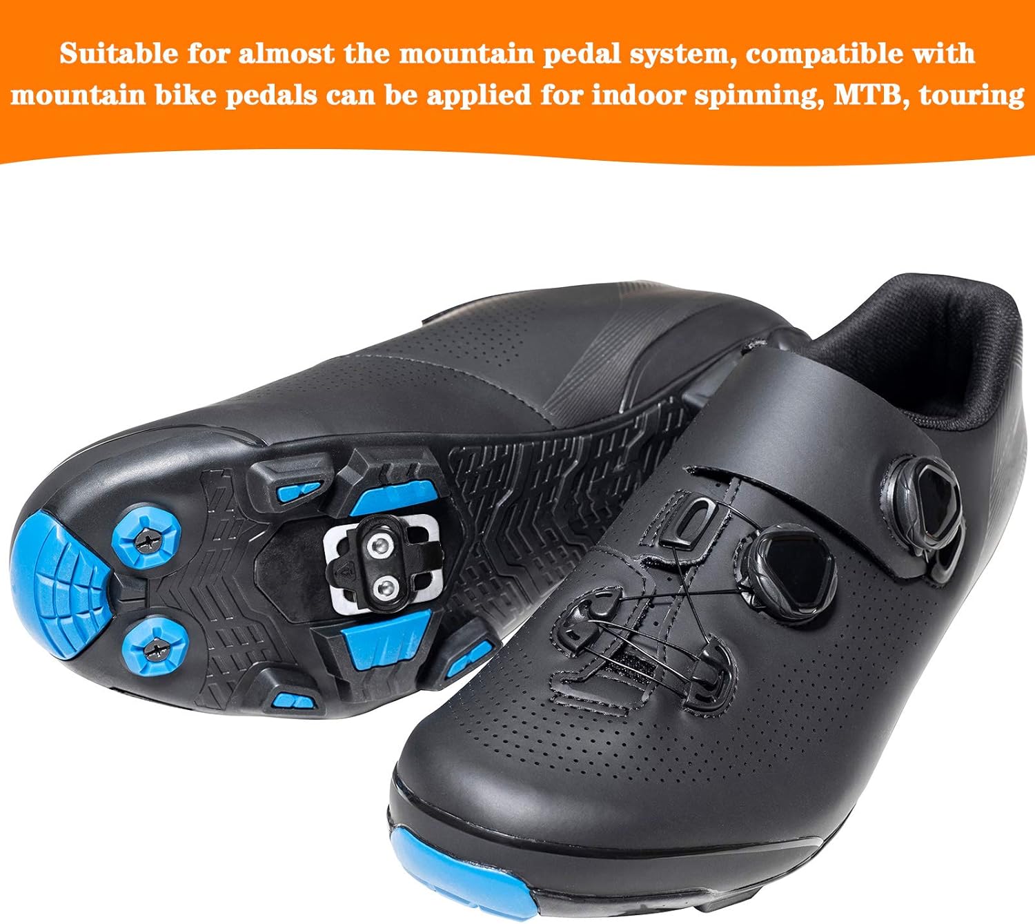 Hotop Bike Cleats Compatible with Shimano MTB SPD Pedals (SH51) for Men and Women Mountain Bike Shoes Bicycle Cleat Set for Mountain Biking and Indoor Cycling : Sports & Outdoors