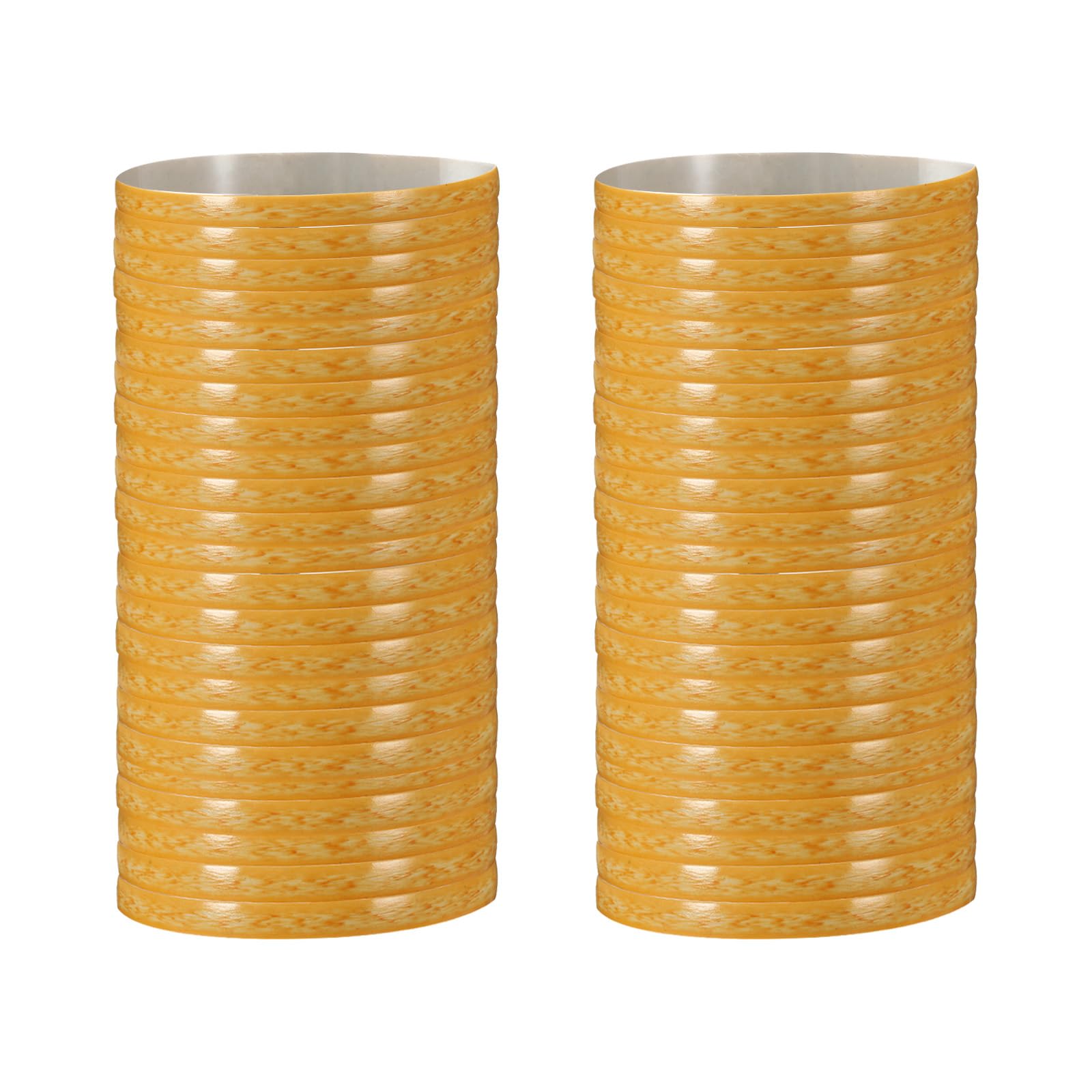 PATIKIL Wicker Repair Kit, 459FT Rattan Fix Kit Plastic Flat Weaving Replacement for Rattan Furniture Patio Chair Sofa Couch 2.2 LB, Gold