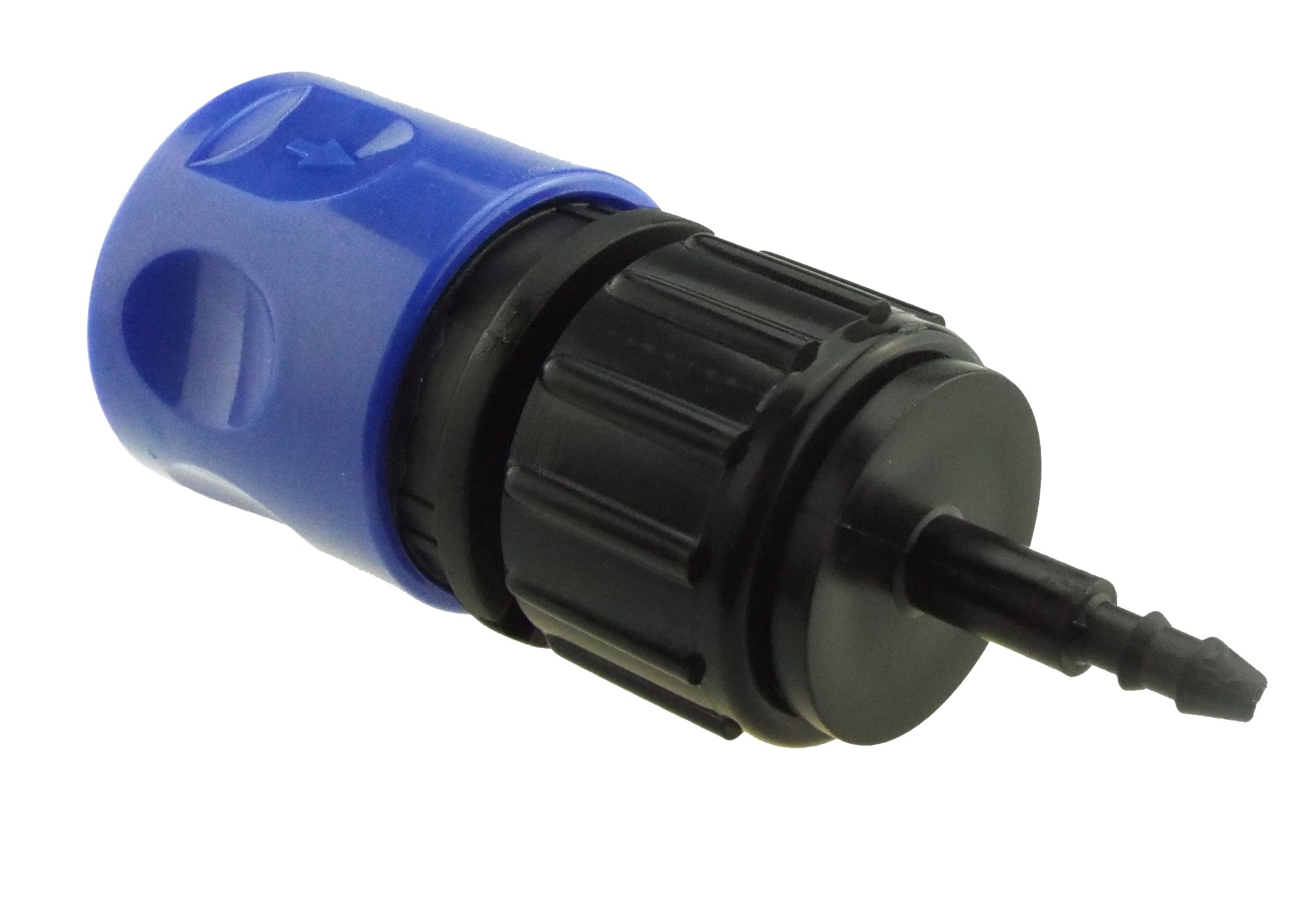 Outdoor gardening patio micro automatic irriagtion watering connector link 4mm micropipe to female click garden hose connector