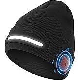 Atapeas LED Beanie Hat with Bluetooth-Tech Gifts for Men and Women, Wireless Hat Beanie Cap Headlamp Music hat