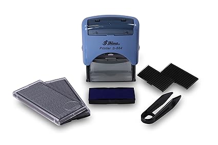 Textstempel Shiny S-884 Set, Stempel selbst gestalten, Firmenstempel, Adressstempel, Automatikstempel