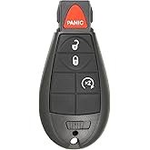 Key Fob Replacement for RAM 1500: Key Fob Case No Chip No Battery Fit for Dodge Ram Truck 1500 2500 3500 2013 2014 2015 2016 2017 2018 GQ4-53T 56046955 (1 Pc)