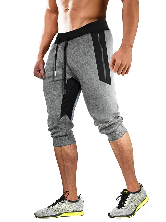 Buy Gym Pants for Men Workout Capri Shorts Capri Pants Capri