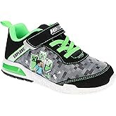 Minecraft Shoes for Boys, High-Top Sneakers for Little Kid/Big Kid, Navy/Green