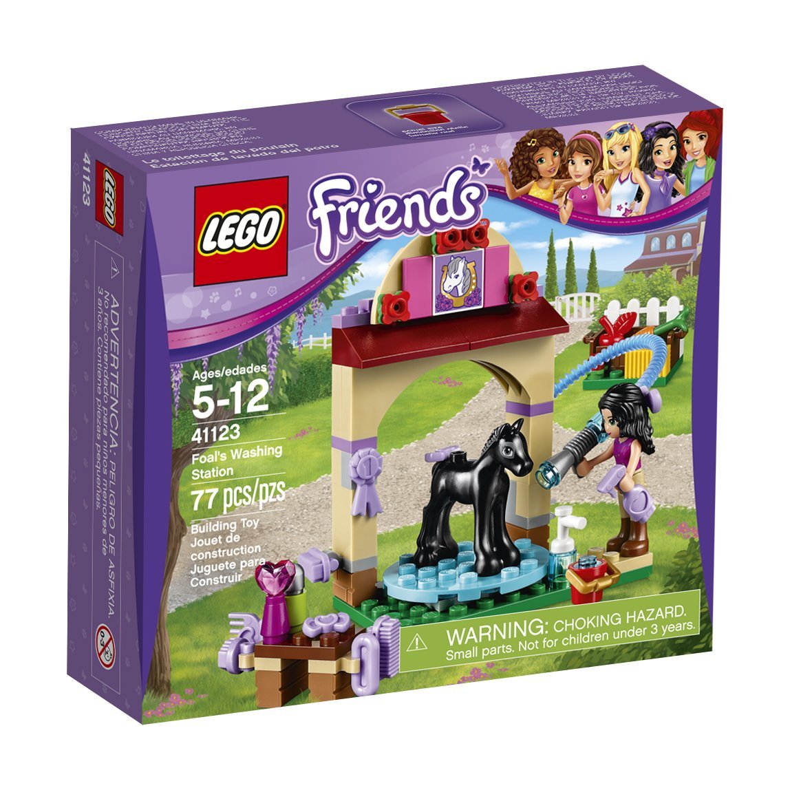 LEGO Friends 41123 Foal's Washing Station Building Kit (77 Piece) by LEGO