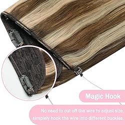 SURNEL Wire Hair Extensions Human Hair Color 4