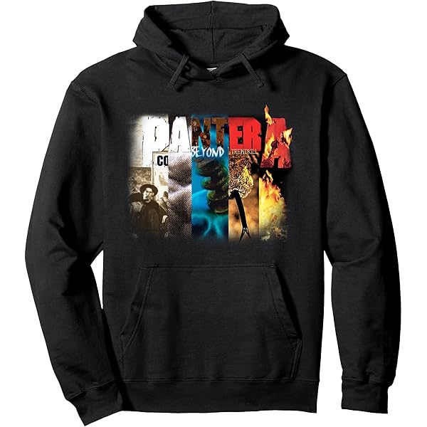 PANTERA パーカー Amazon.com: Official Pantera White Logo Pullover Hoodie : Clothing