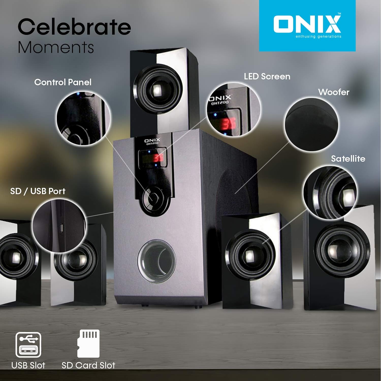 onix home theatre 5.1