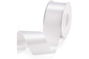 Filan Double Faced Satin Ribbon 1.5 Inch x 25 Yards Double Sided Solid Polyester Ribbon for Gift Wrapping Party Hair Braids B