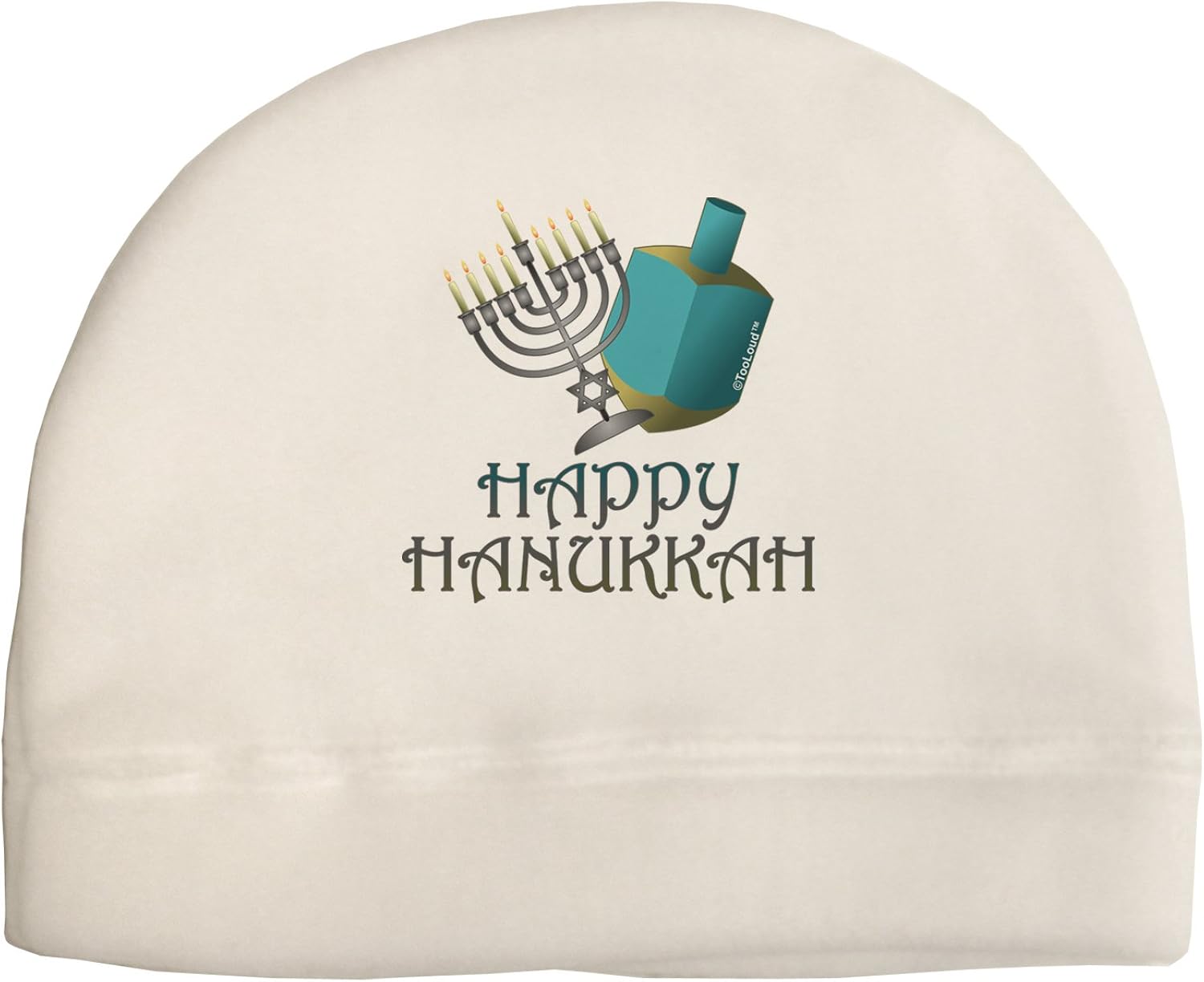 Amazon.com: TOOLOUD Blue & Silver Happy Hanukkah Adult Fleece Beanie