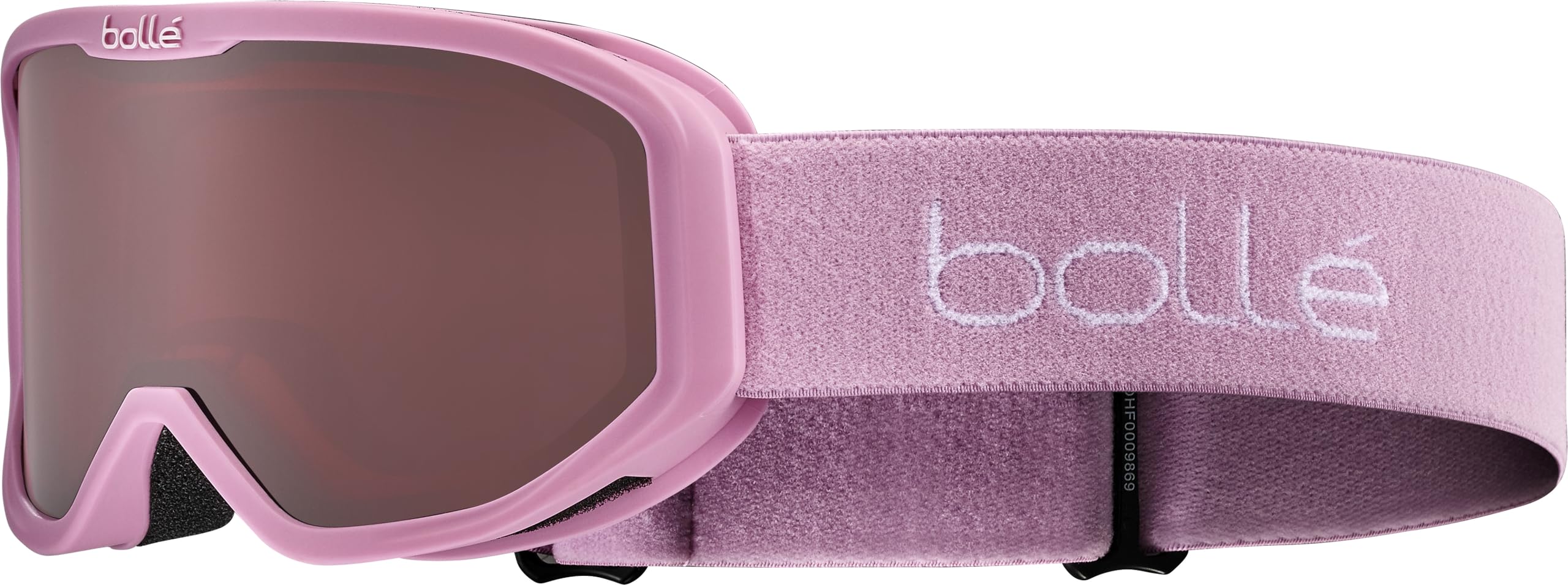 bollé INUK - Children's Ski Mask - Matte Pink - Rosy Bronze Cat. 3 Screen - Optimal Comfort, Anti-fog, Anti-scratch, Ideal for Clear Weather