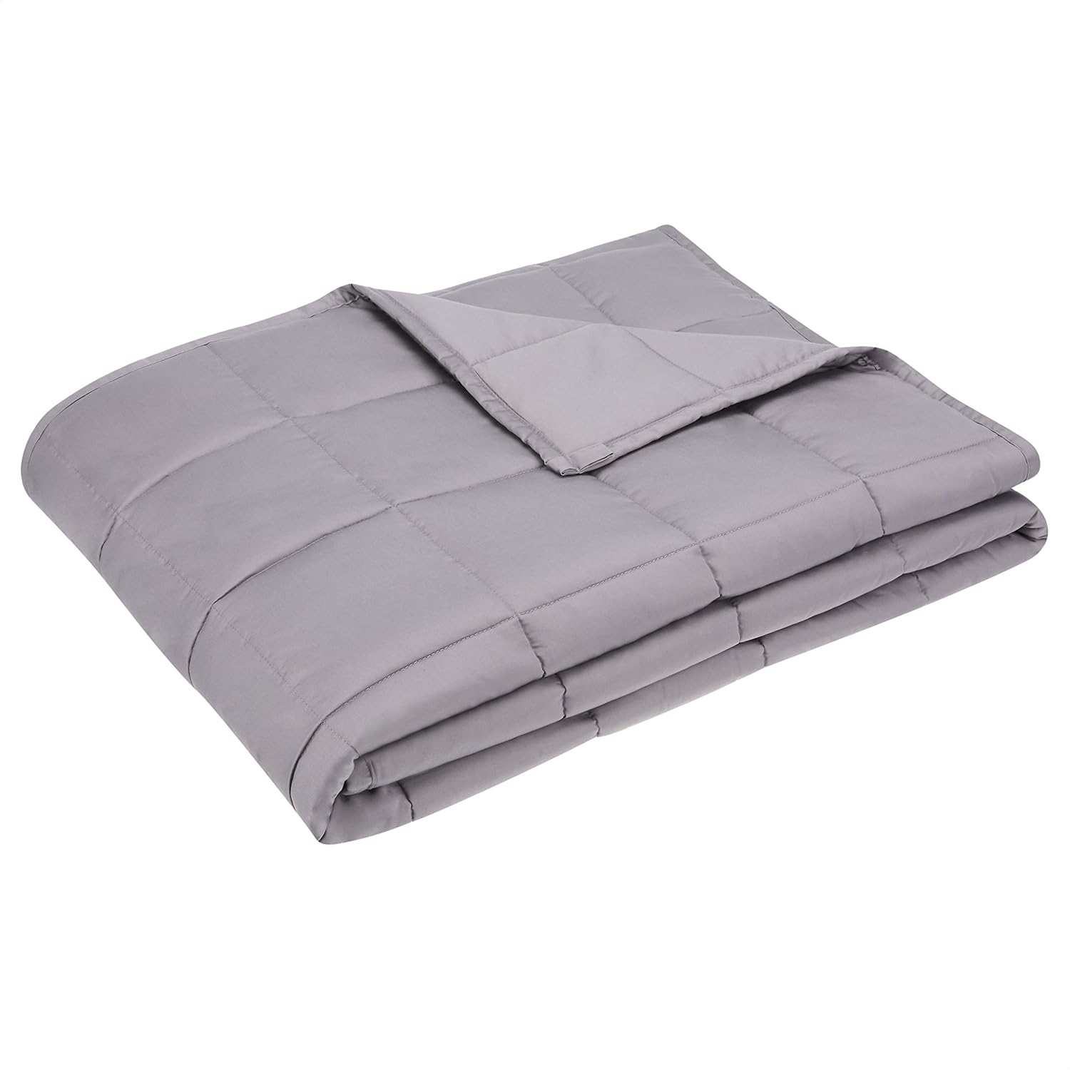 Basics All-Season Cotton Weighted Blanket - 15-Pound, 60" x 80" (Full/Queen), Dark Grey: Home & Kitchen