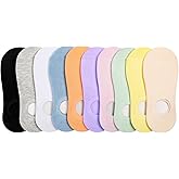 BOOPH 10 Pairs Girls Boys Socks Kids No Show Socks Toddlers Girl Anti-slip Ankle Low Cut Sock 3-12 Years