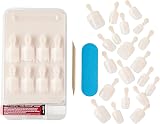 KISS Salon Acrylic French Nude Collection False Nails 28 pcs with Glue view 4