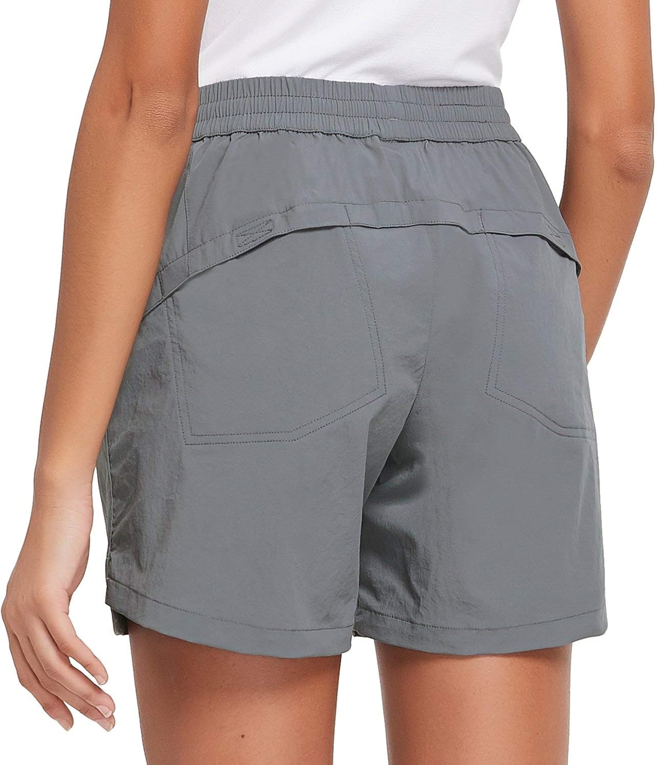 BALEAF Women's 5" Athletic Shorts Quick Dry Lightweight for Hiking, Workout, Running with Zipper Pocket UPF 50+ : Clothing