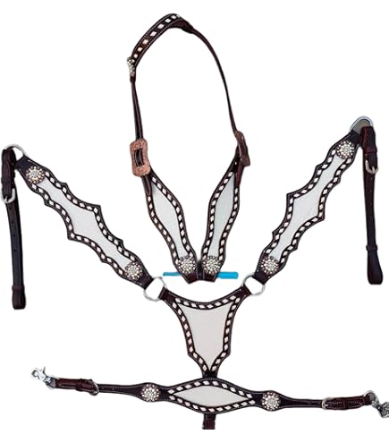 Showman Argentina Cow Leather Breast Collar