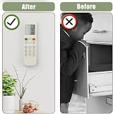 XIHIRCD 4pcs Magnetic Remote Control Holder, Wall Mount Caddy for TV & AC view 6