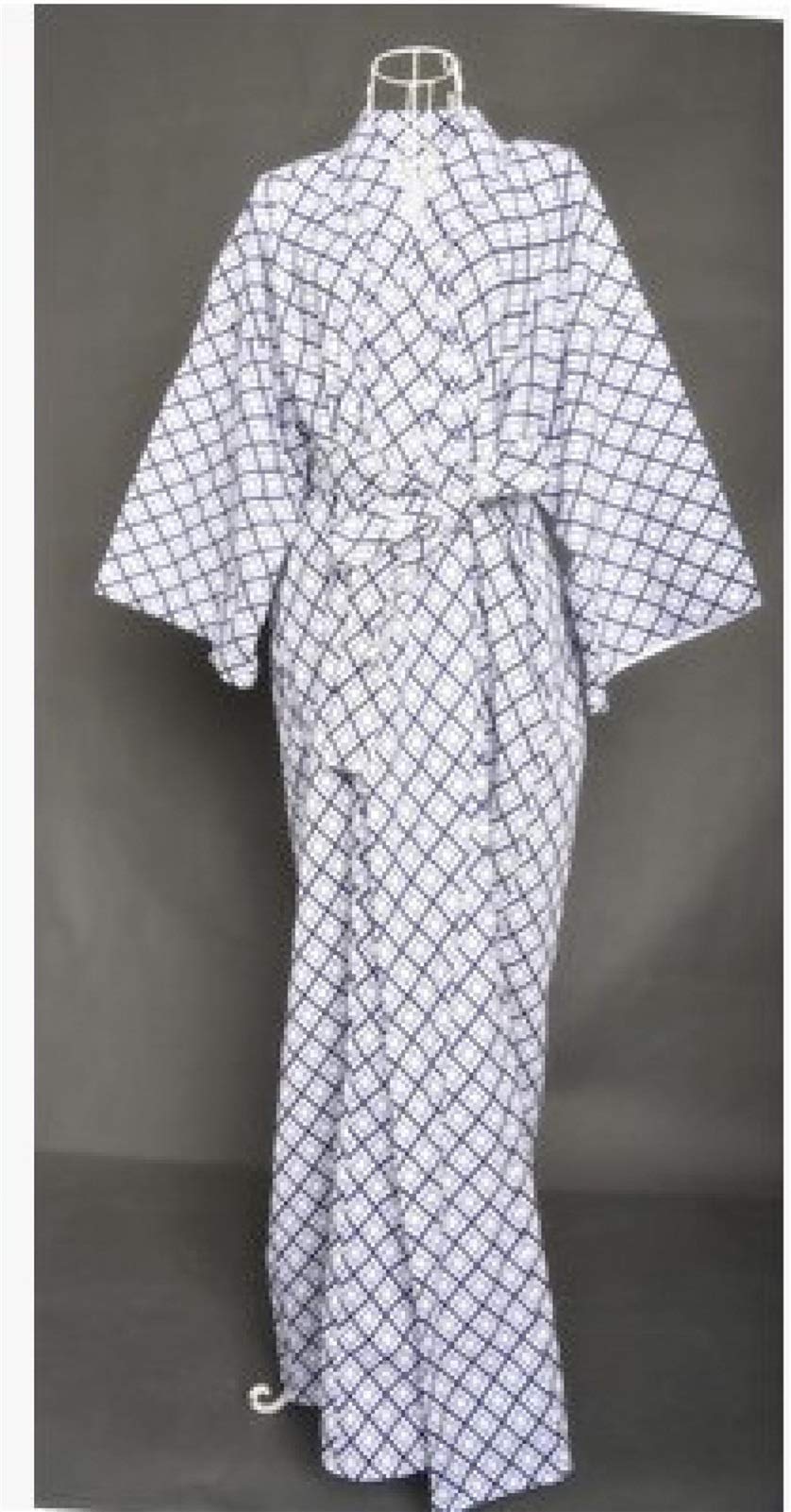 Yukata Japanese Kimono Pajamas Men Women Woven Cotton Double Gauze Cotton Pyjamas Couple Long Kimono