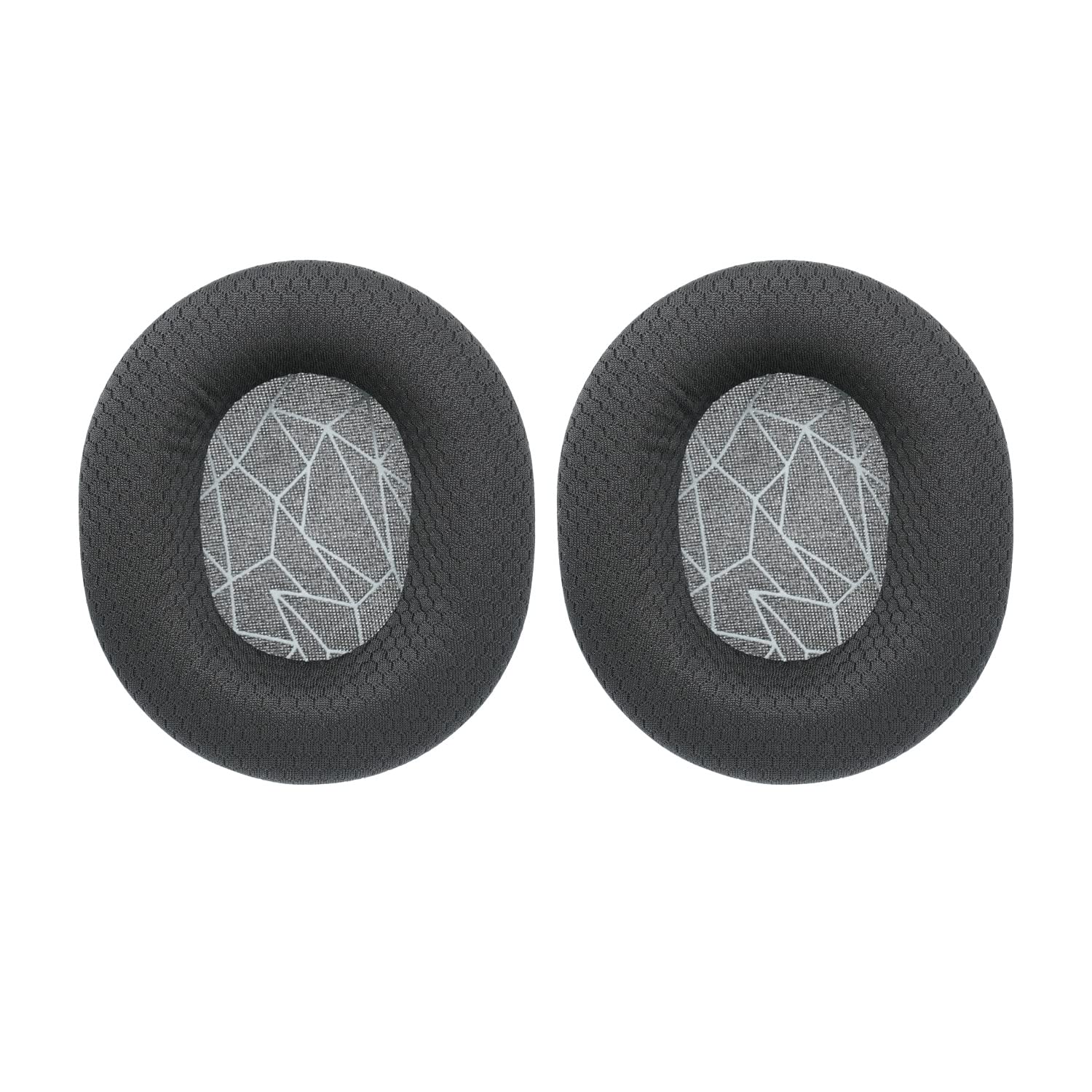 Aurivor White Gaming Headset Ear Pads for Steelseries Arctis 1, 3, 5, 7, 7X, 9, 9X, Pro, Prime (Fabric and Foam, 2 Pack)