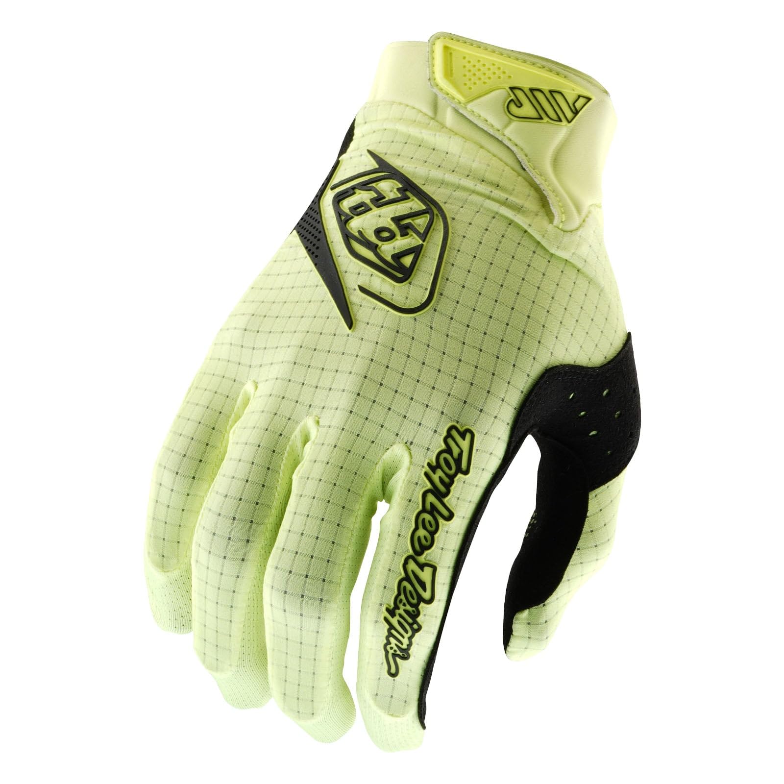 Troy Lee Designs Air Glove for Motocross MX Mountain Biking, Mono Glo Yellow, Small Image
