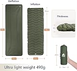 Unigear Ultralight Inflatable Sleeping Pad Camping Mat 188x60x6 cm view 2