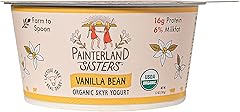 Painterland Sisters, Yogurt Icelandic Style Skyr Vanilla Organic, 5.3 Ounce