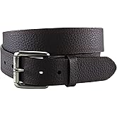 ARIAT Men's Triple Row Stitch Leather Work Belt with Removable Roller Buckle