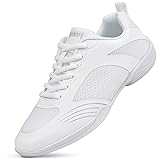 Smapavic Cheer Shoes for Women White Cheerleading