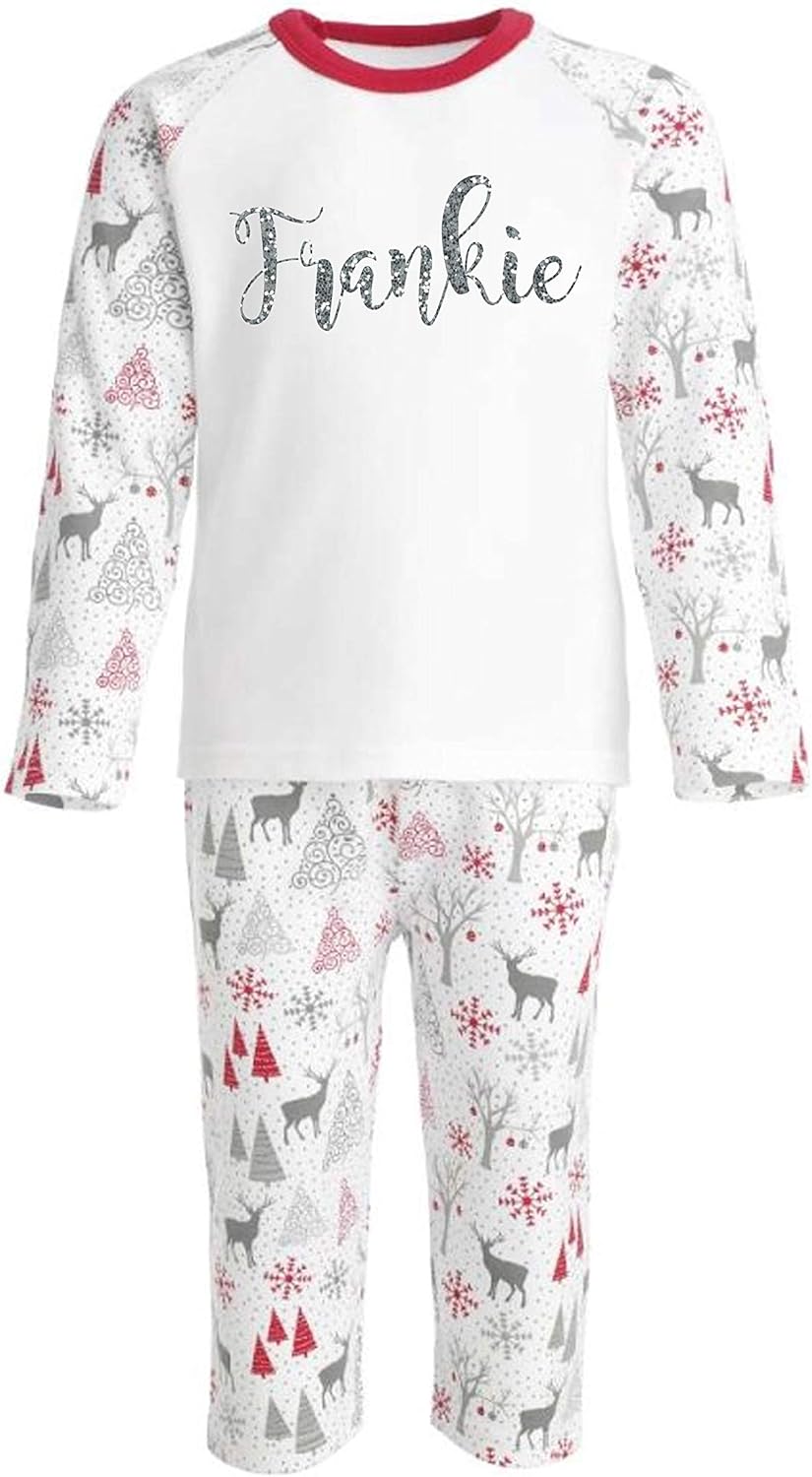 personalised christmas pjs baby