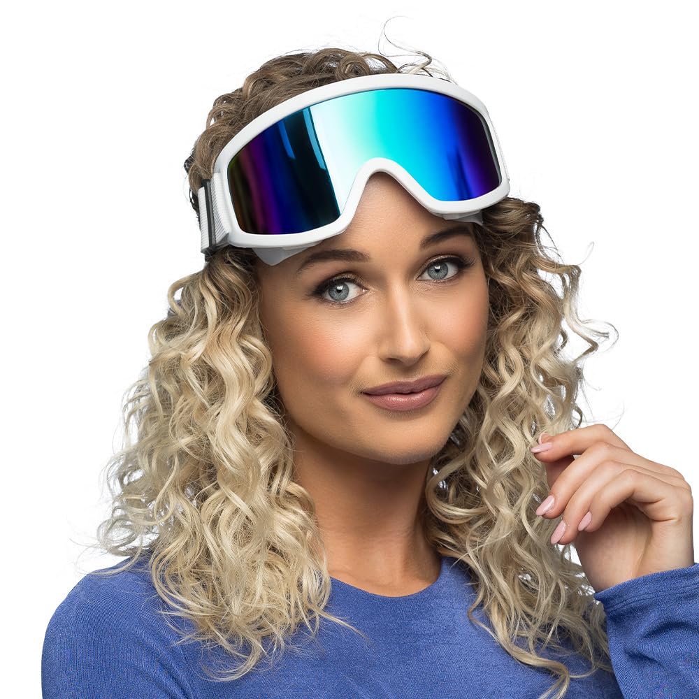Boland - Ski goggles for costume and party, stylish glasses for festival, carnival or apres ski theme party