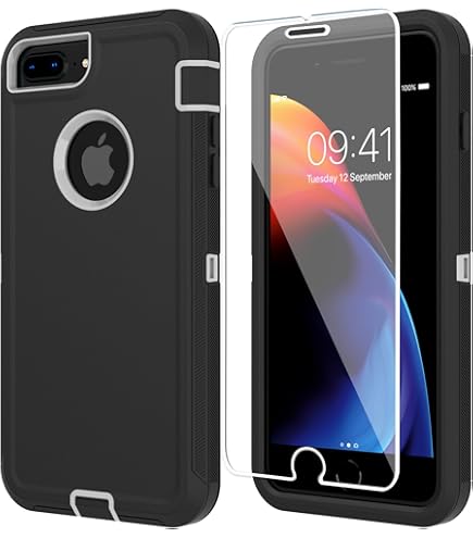 Amazon.com: AICase iPhone 8 Plus/7 Plus Case, [Heavy Duty] [Full