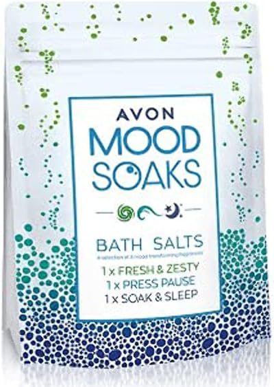 Avon Mood Soak Bath Salts Relaxation Lavender Fragrance