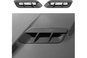 Linskip Hood Air Vent Trim Compatible with Dodge Challenger 2015 2016 2017 2018 2019 2020 2021 2022 2023 SXT, Challenger exterior Accessories(carbon fiber)