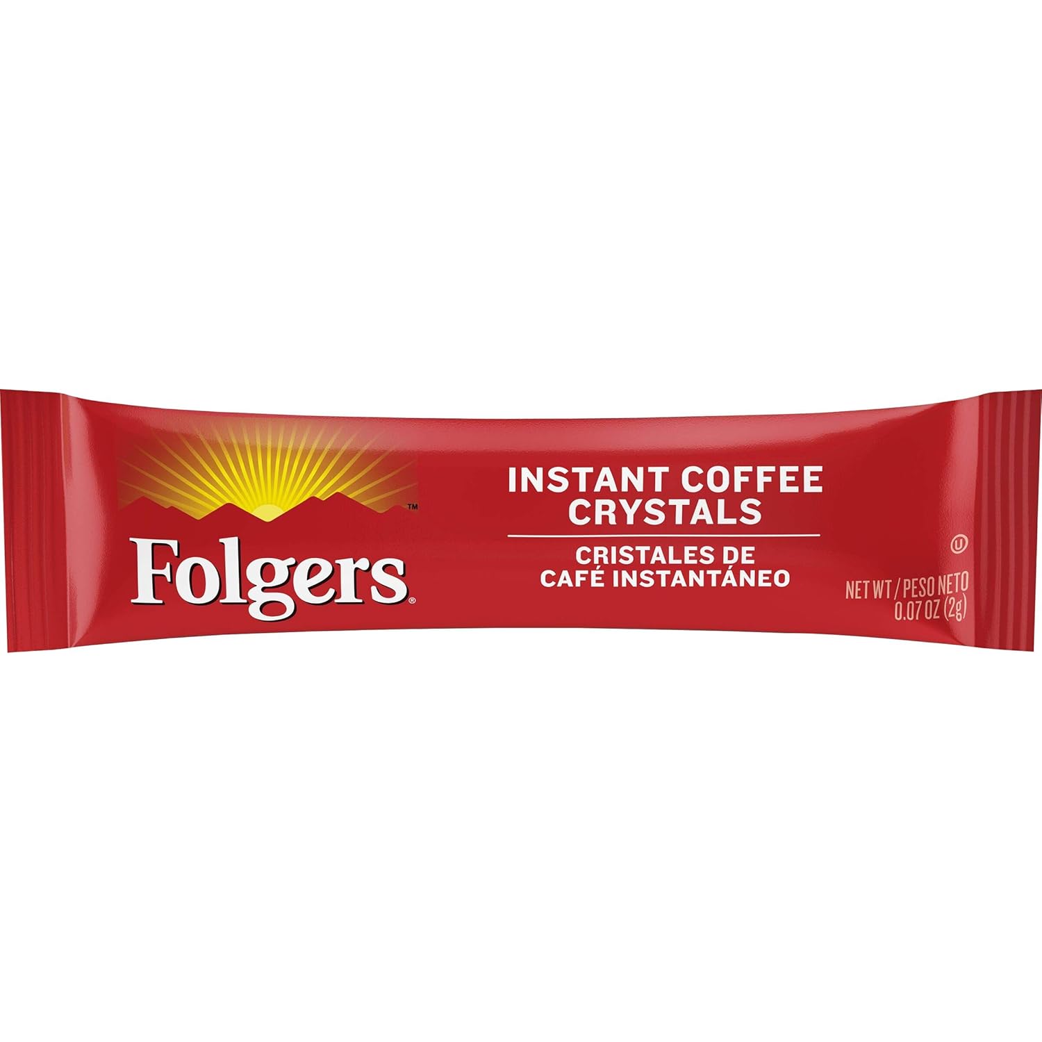 Folgers Classic Roast Instant Coffee Crystals, 7 Single Serve Packets (Pack of 12) : Folgers Single Serve Instant Coffee : Grocery & Gourmet Food