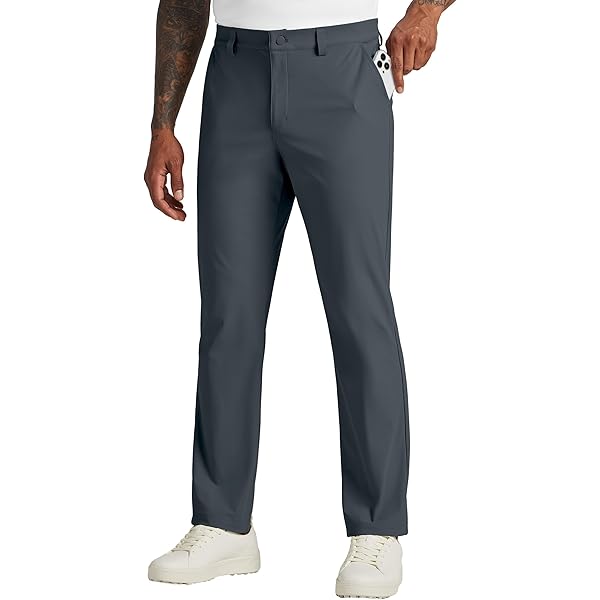 Libin Mens Golf Pants Stretch Work Dress Pants 30