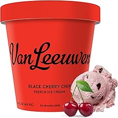 Van Leeuwen Black Cherry Chip Ice Cream, 14 oz (Frozen)