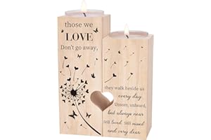 LUCKYYDS Bereavement Gift Candle Holders Sympathy Memorial Gift for Loss of Loved One Condolence Remembrance Keepsake Table Decor for Mom Dad Grandma Friend Remembrance