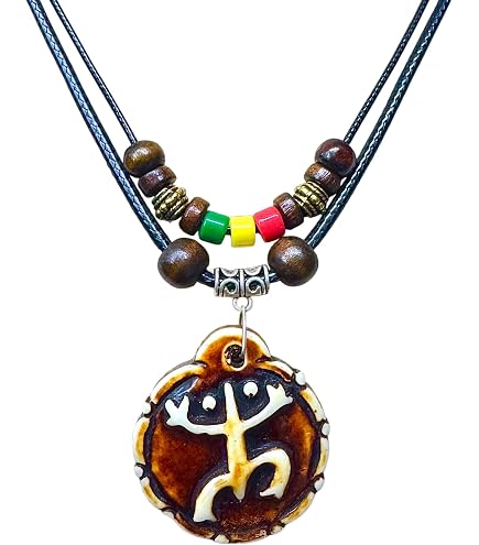 Amazon.com: LAVIP Puerto Taino Frog Brown Pendant Necklace Sun