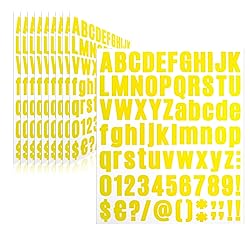 810 Pieces 10 Sheets Letter Stickers,Self Adhesive