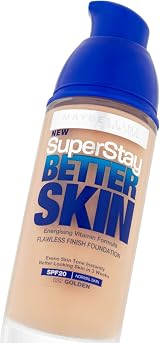 Maybelline Better Skin Foundation Golden 30ml Hydrating SPF 20 view 3