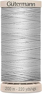 Gütermann Quilting Handfaden gewachst 200 m 0618, Truskegee Grey