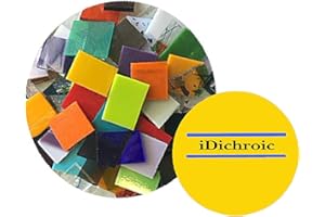 IDICHROIC 8 Oz. Bullseye Glass Sampler Pack 90 COE, 1/2 Pound Made in America