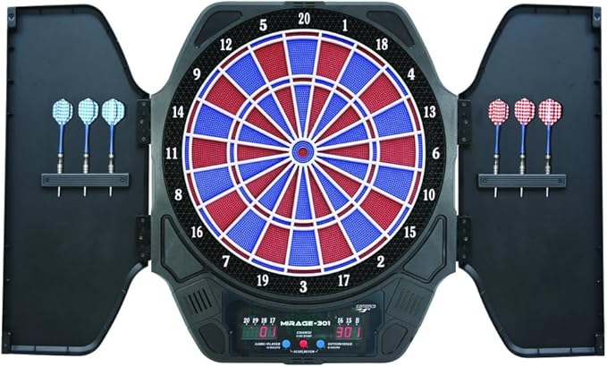 Jeux De Flechette Electronique Cible électronique De Fléchettes - 12 Flèches + 88 Pointes (jusqu'à 16 Joueurs) Cible Flechette Electronique