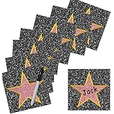 Starboling 25Pcs Movie Star Sticker Decorations,Star Movie Theme Party Decorations,Red Carpet Oscar Party Decorations,Hollywood Party Decorations