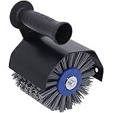 Angle Grinder to Wire Drawing Tool Electric Burnishing Machine, Handheld Wire Drawing Polisher with Adapter, Handle, and Draw