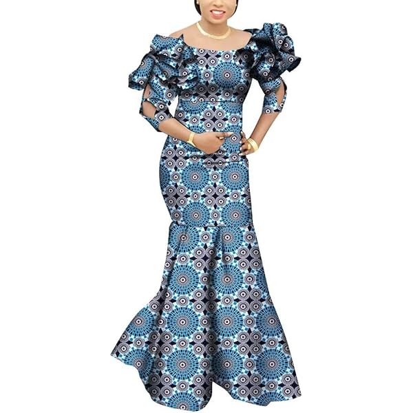 knee length dresses for ladies Ladies Traditional Dress With Pleats~ Green – ZE Africa main image 1