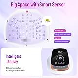 LKE 268W UV LED Nail Lamp Gel Dryer 4 Timers LCD Touch Screen Fast Curing view 6